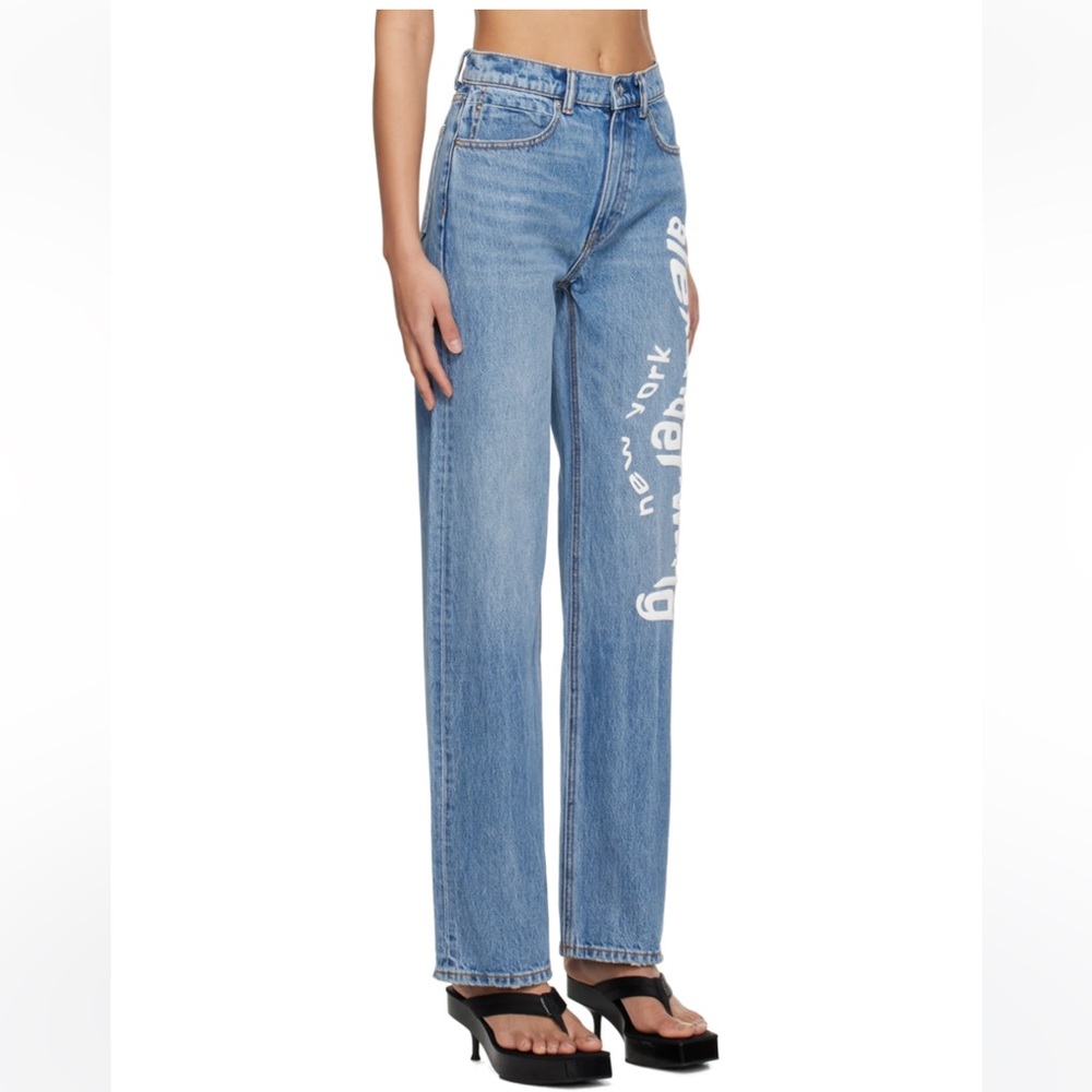 ALEXANDER WANG blue ez denim. New with tags size 27 retail at $495